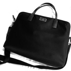Kate spade laptop bag with strap.